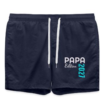 BABY PAPA 2027 EDITION - Badeshorts - French Navy - Vorne - AI Model Male 185 light (185cm)