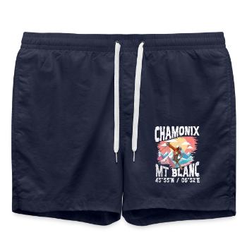 Chamonix Freestyle - Badeshorts - French Navy - Vorne - AI Model Male 185 light (185cm)