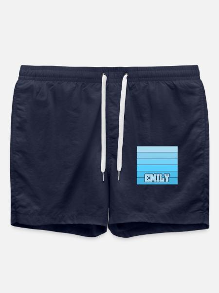 Woman's name Emily - Swim Trunks - french navy