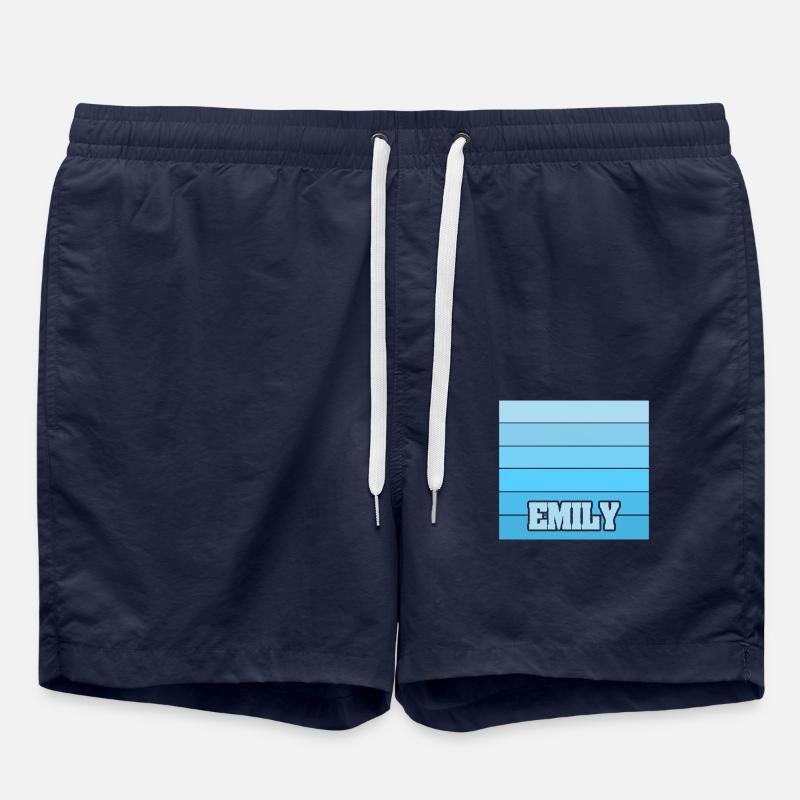 Woman's name Emily - Swim Trunks - french navy