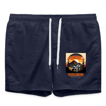 Accessoires d’atterrissage, Train d’atterrissage, Offroad - Short de bain - bleu marine - Devant - AI Model Male 185 light (185cm)