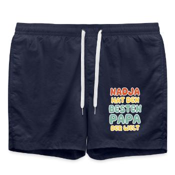 Nadja - Short de bain - bleu marine - Devant - AI Model Male 185 light (185cm)
