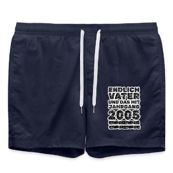 2005 - Badeshorts - French Navy - Vorne - AI Model Male 185 light (185cm)