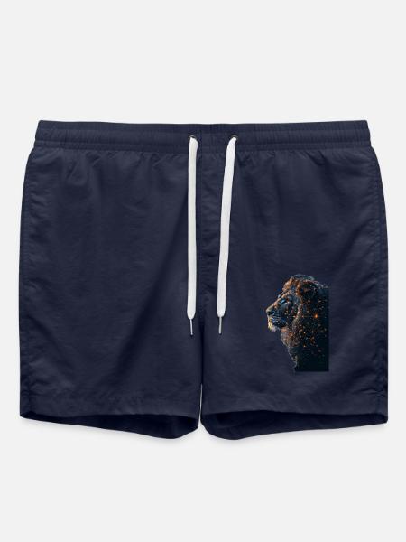 Lion - Swim Trunks - french navy