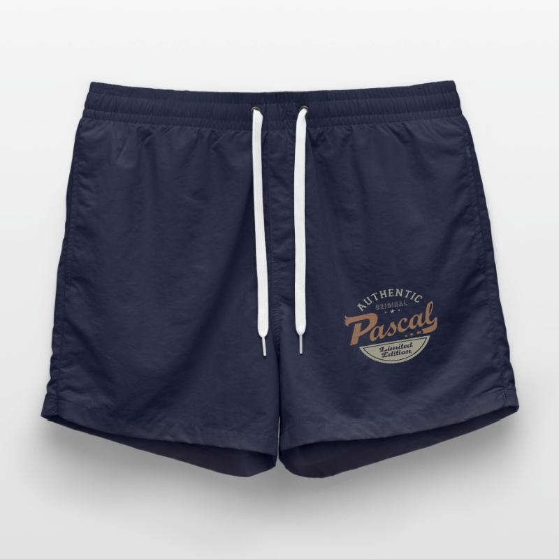 Pascal gift custom tshirt Easter first name Swim Trunks