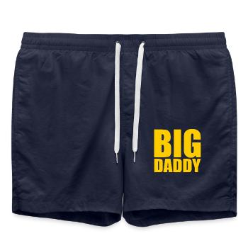 BIG DADDY - Short de bain - bleu marine - Devant - AI Model Male 185 light (185cm)