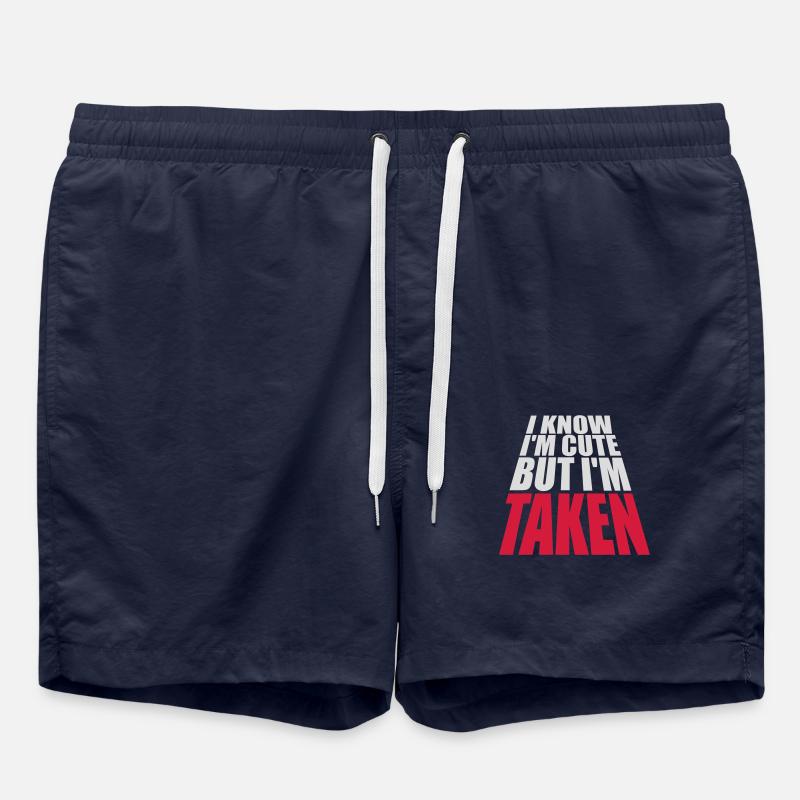 citation mignonne mais prise - Short de bain - bleu marine