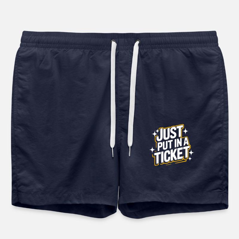 Technical Support Computer - Swim Trunks - french navy