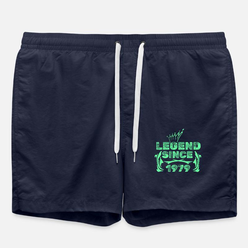 Geschenkidee 1979 - Badeshorts - French Navy