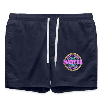 Mutter Martha - Badeshorts - French Navy - Vorne - AI Model Male 185 light (185cm)