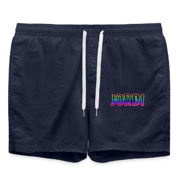 Jordi RS Rainbow - Swim Trunks - french navy - Front - AI Model Male 185 light (185cm)