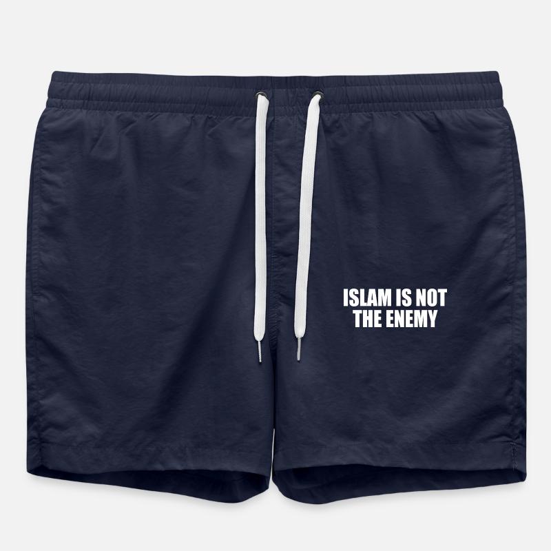 Islam is not the enemy - Short de bain - bleu marine