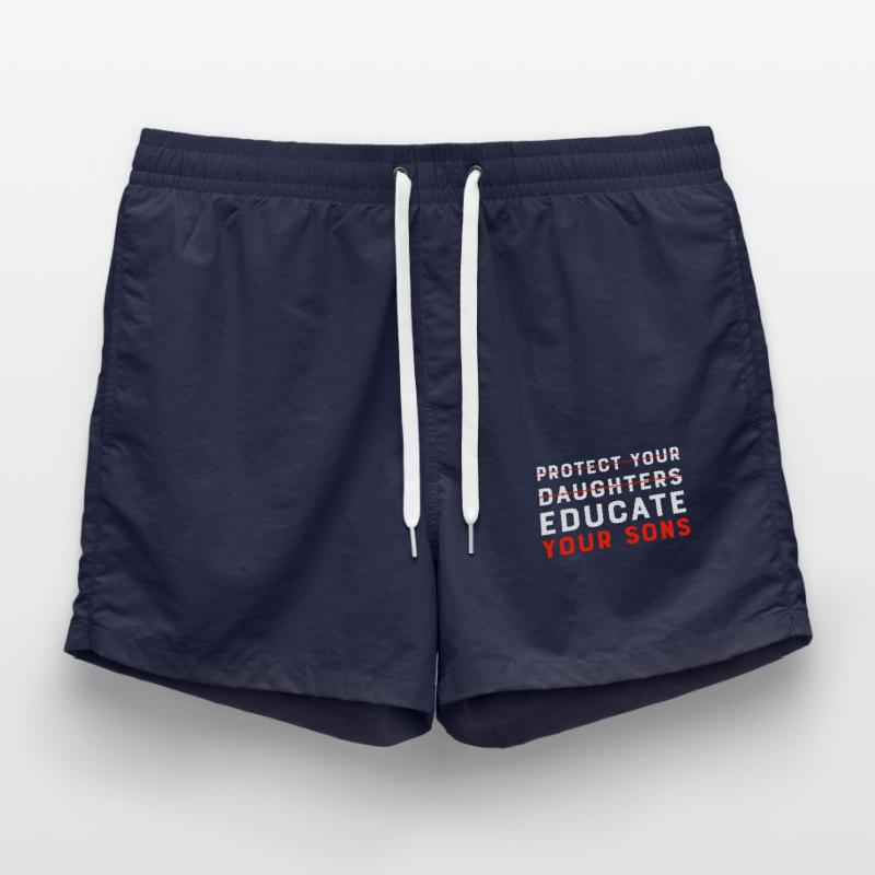 Educate your Son Swim Trunks