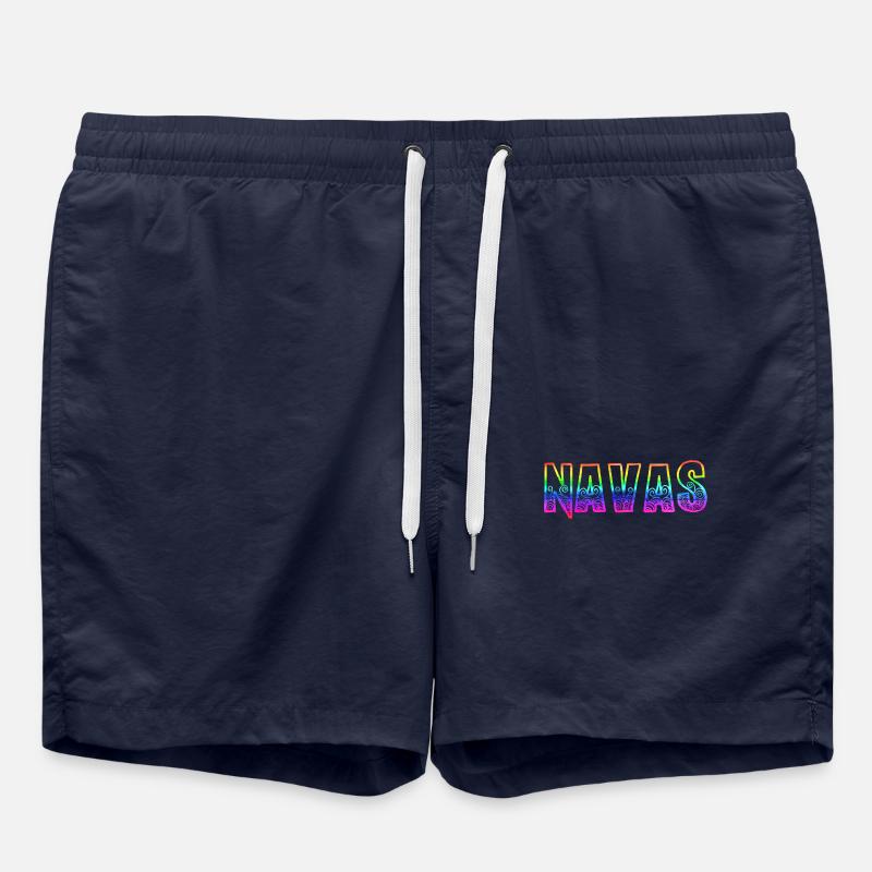navas rs regenbogen - Badeshorts - French Navy