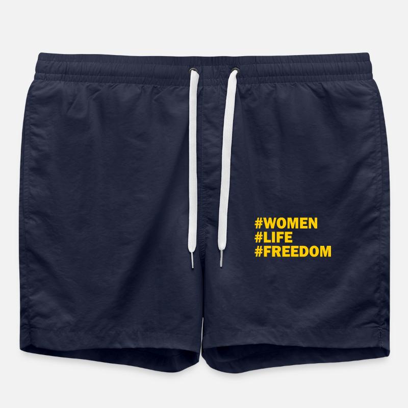Women life freedom - Short de bain - bleu marine