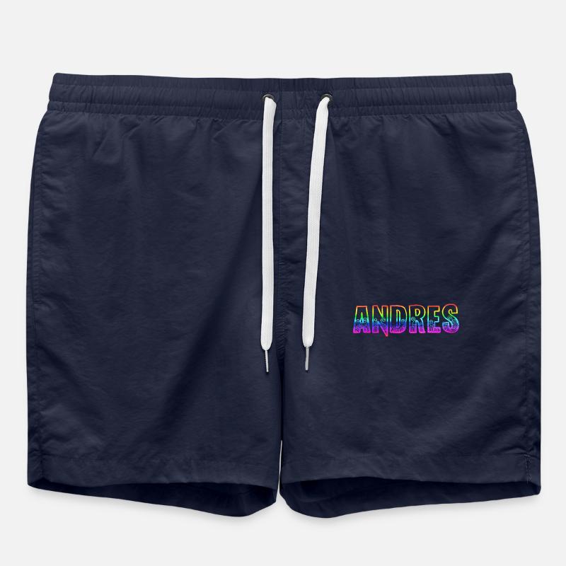 Andres RS Arc-en-ciel - Short de bain - bleu marine