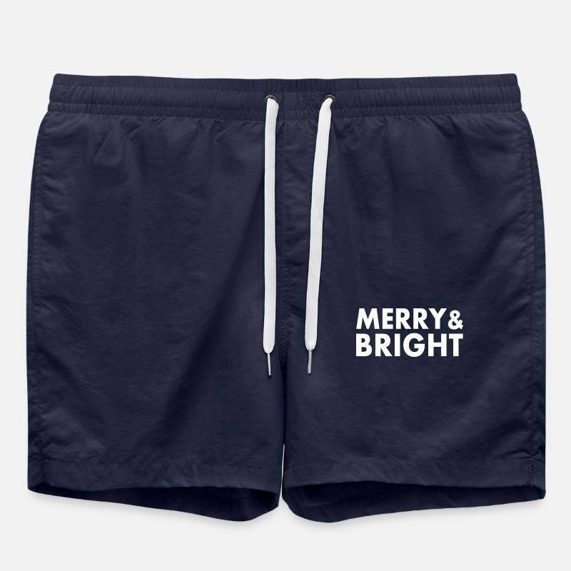 Merry and bright - Swim Trunks - french navy