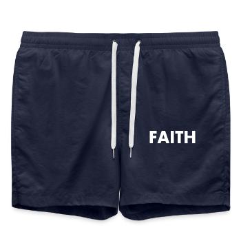 Faith - Swim Trunks - french navy - Front - AI Model Male 185 light (185cm)