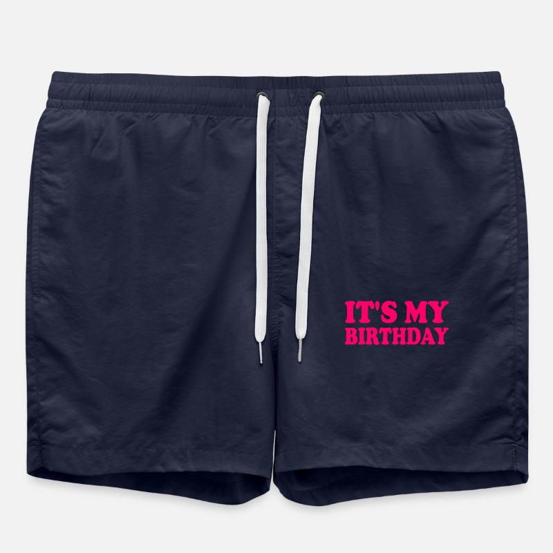 It's my birthday - Swim Trunks - french navy