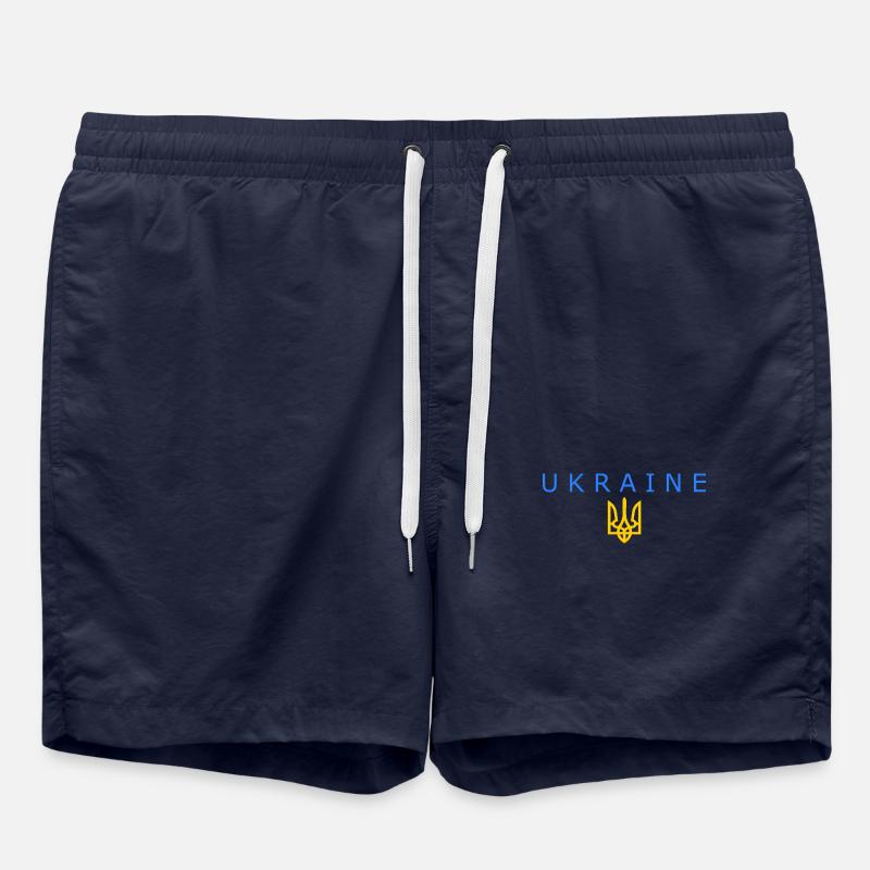 Ukraine - Short de bain - bleu marine
