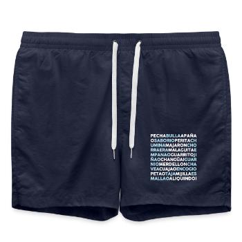 Malaguita (dark) - Swim Trunks - french navy - Front - AI Model Male 185 light (185cm)