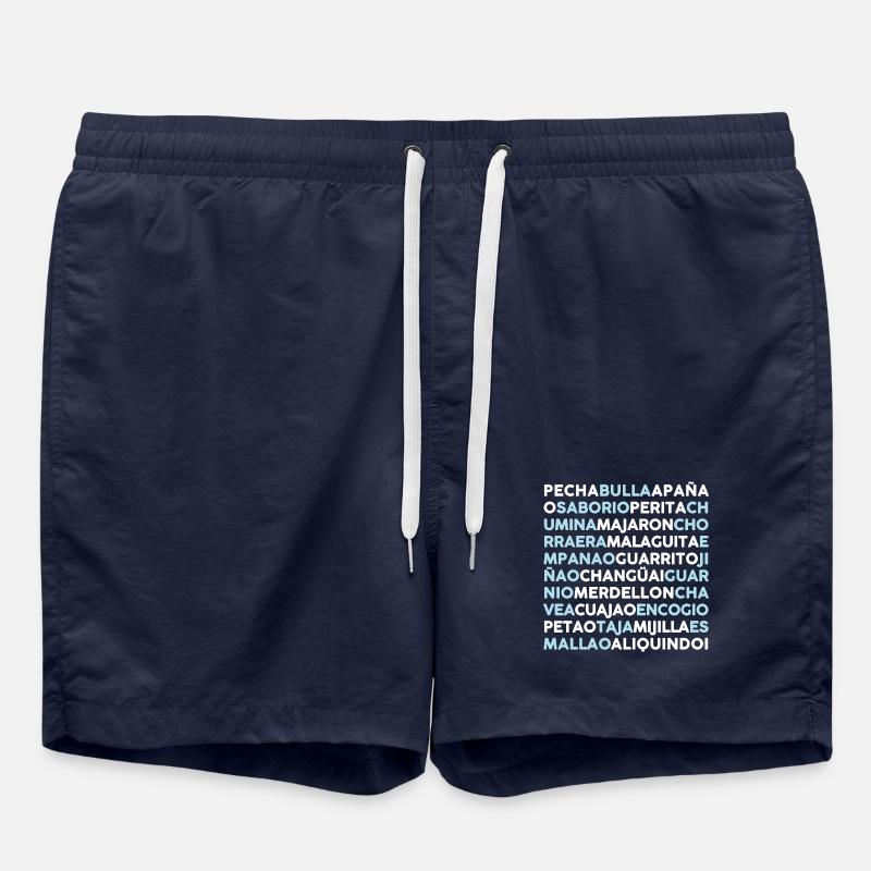 Malaguita (dark) - Swim Trunks - french navy
