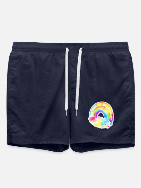 Rainbow - Swim Trunks - french navy