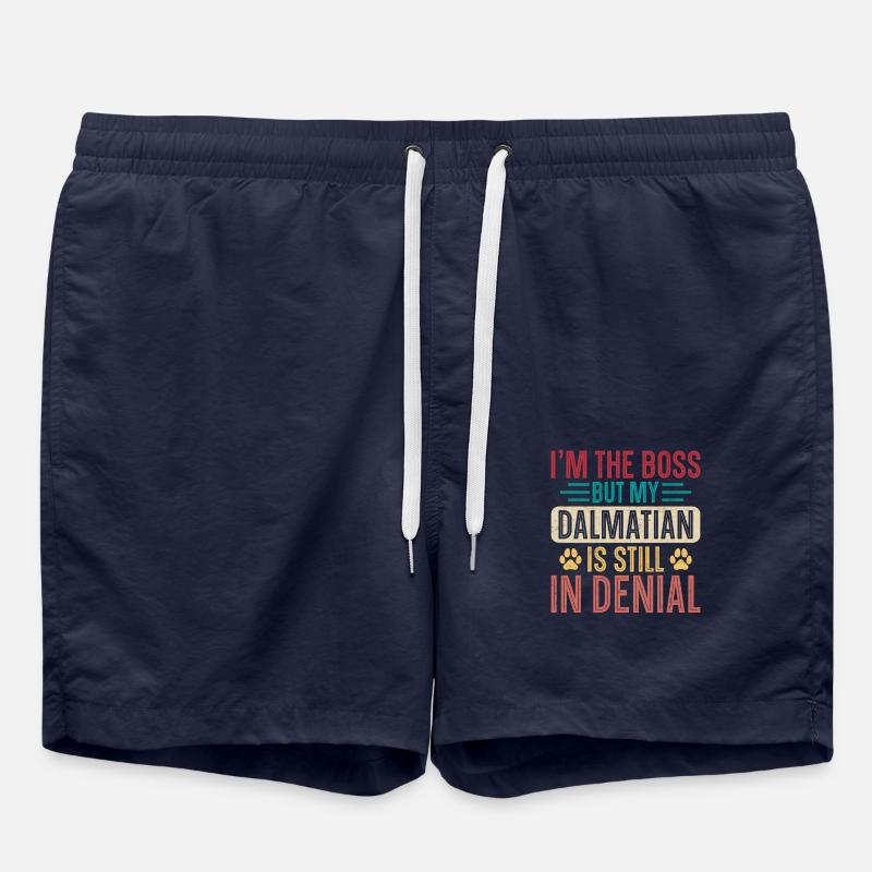 Drôle de dicton dalmate - Short de bain - bleu marine