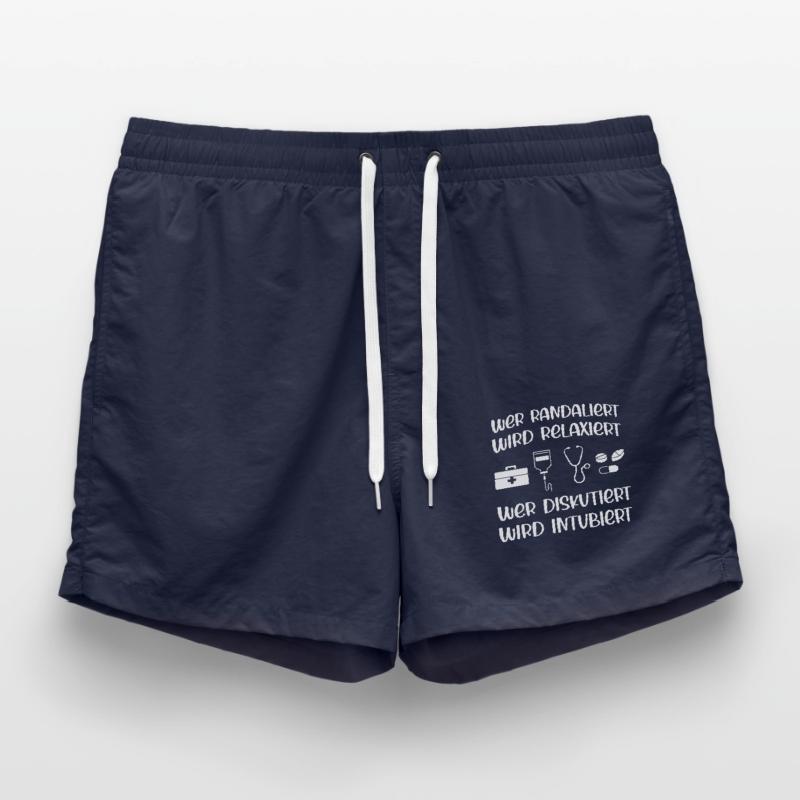 Wer randaliert wird relaxiert wer diskutiert Badeshorts