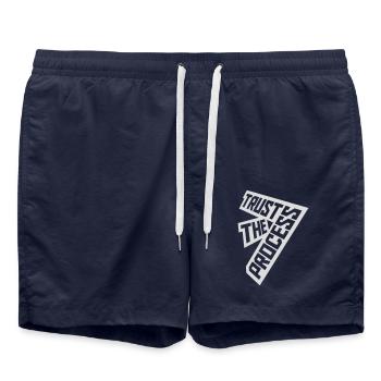 faire confiance au processus Devis - Short de bain - bleu marine - Devant - AI Model Male 185 light (185cm)