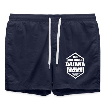 Dajana - Badeshorts - French Navy - Vorne - AI Model Male 185 light (185cm)