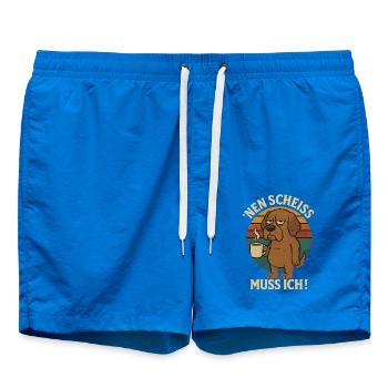 N merde, je dois - Short de bain - cobalt blue - Devant