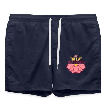 le jour que vous méritez - Short de bain - bleu marine - Devant - AI Model Male 185 light (185cm)
