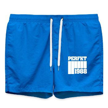 Perfect 1988 - Swim Trunks - cobalt blue - Front