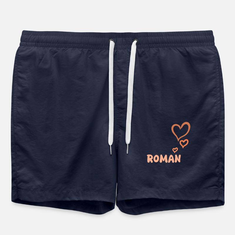 Roman as a given name - Swim Trunks - french navy