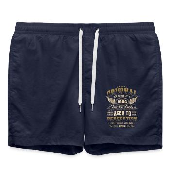 Original 1996 Vintage Born Cadeau d’anniversaire - Short de bain - bleu marine - Devant - AI Model Male 185 light (185cm)