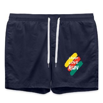 Rire Love Run - Short de bain - bleu marine - Devant - AI Model Male 185 light (185cm)