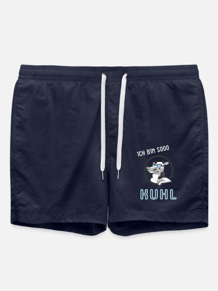 Ich bin so cool. Kuhl, Kuh - Badeshorts - French Navy