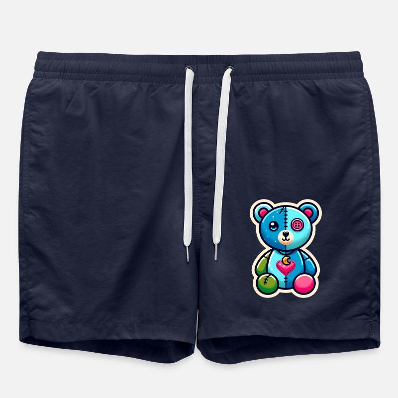 Patchwork Pal - Swim Trunks - french navy