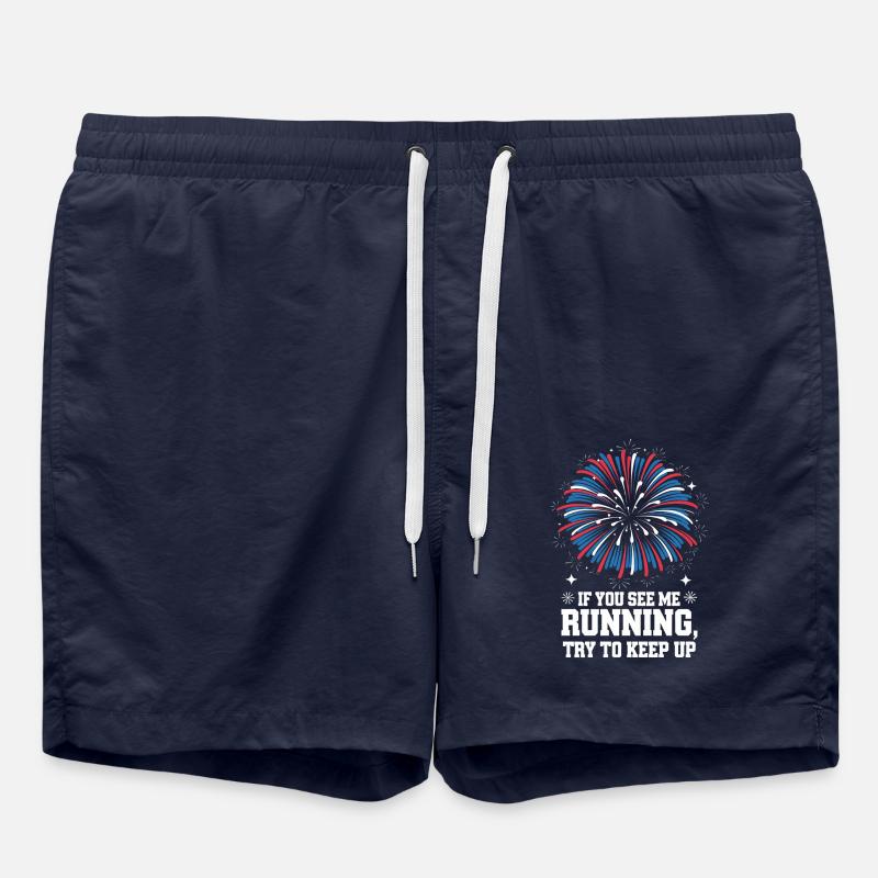 Pyrotechniker Feuerwerk Pyrotechnik - Badeshorts - French Navy