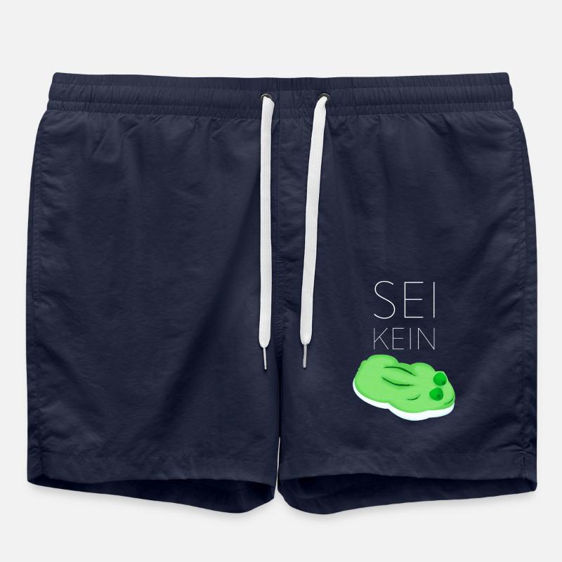 Sei kein Frosch Comic - Badeshorts - French Navy