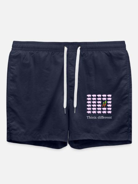 Think different - Vegetarier Bio - Swim Trunks - french navy