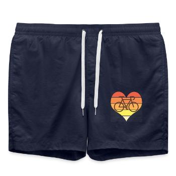 love Radfahren Radfahren - Badeshorts - French Navy - Vorne - AI Model Male 185 light (185cm)
