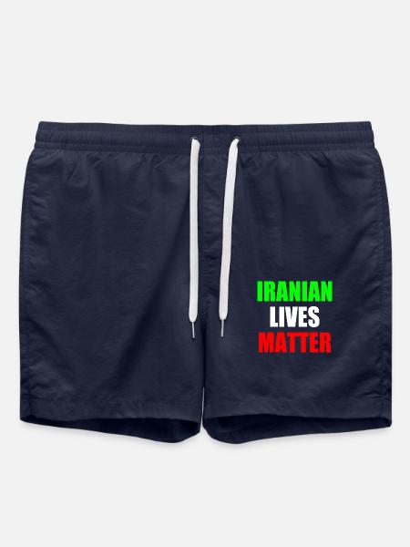 Iranian lives matter - Swim Trunks - french navy
