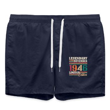 Legendary November 1946 limited edition - Swim Trunks - french navy - Front - AI Model Male 185 light (185cm)