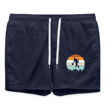 Basketball Basketballer - Badeshorts - French Navy - Vorne - AI Model Male 185 light (185cm)