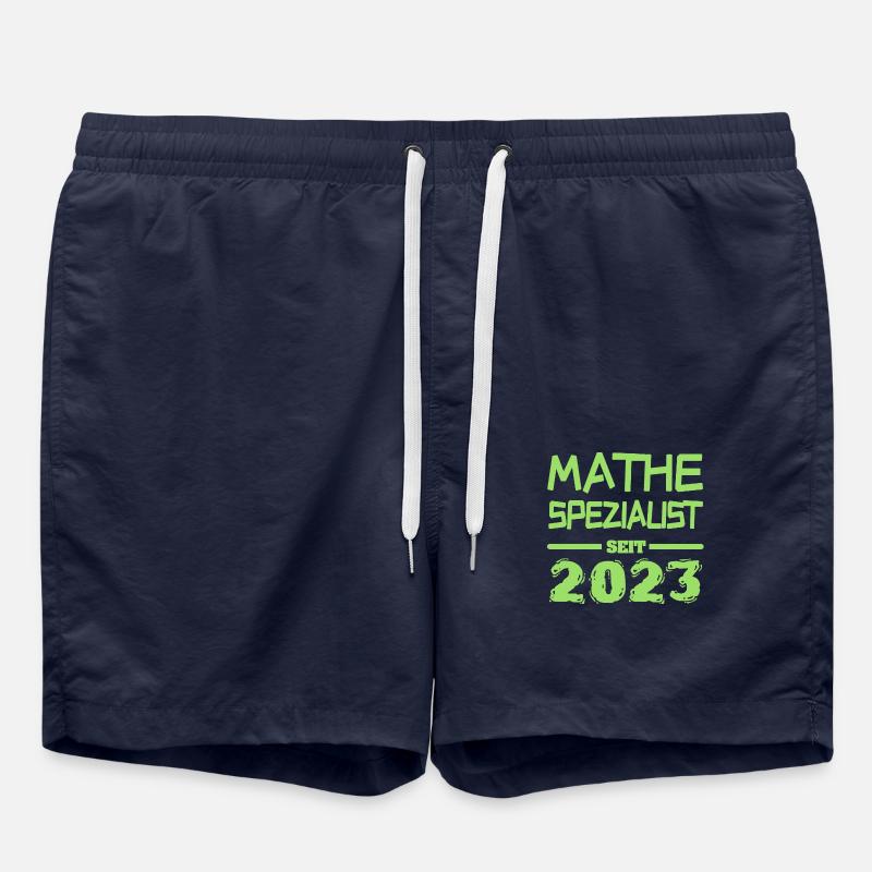 Mathématiques 2023 - Short de bain - bleu marine