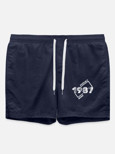 Born in 1987 - Swim Trunks - french navy