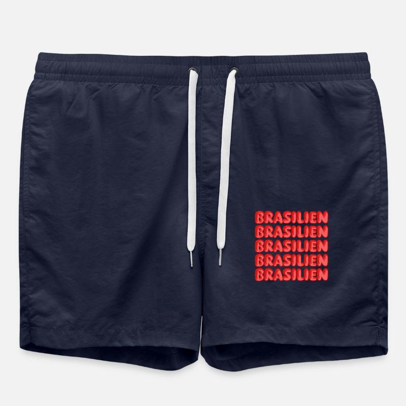 Cadeau pour le Brésil - Short de bain - bleu marine