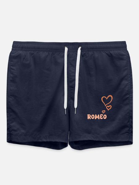 First name Romeo - Swim Trunks - french navy